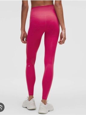 NWT Lululemon Wunder Train High Rise 25” Leggings - Raspberry Coulis - Sz 8